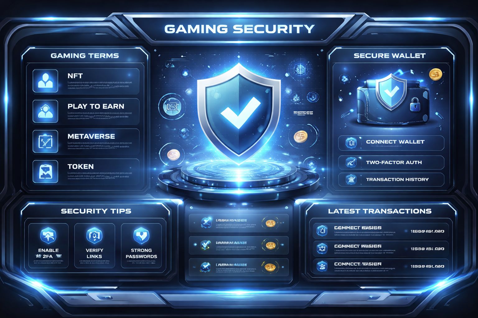 Secure player dashboard concept with gaming terms and account tools for BDGOGAME users in Bangladesh