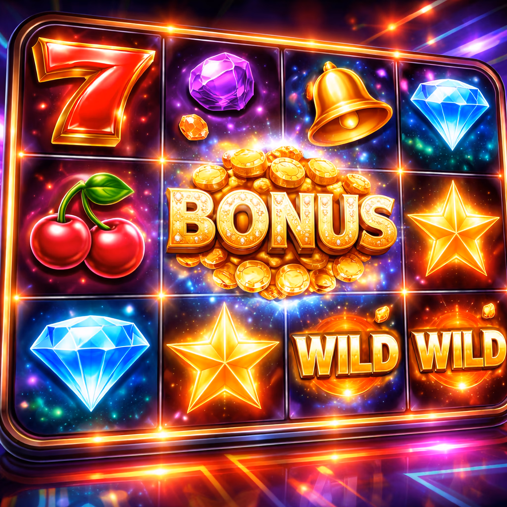 Modern digital slot display from BDGOGAME with shining symbols and immersive reel action for Bangladesh users